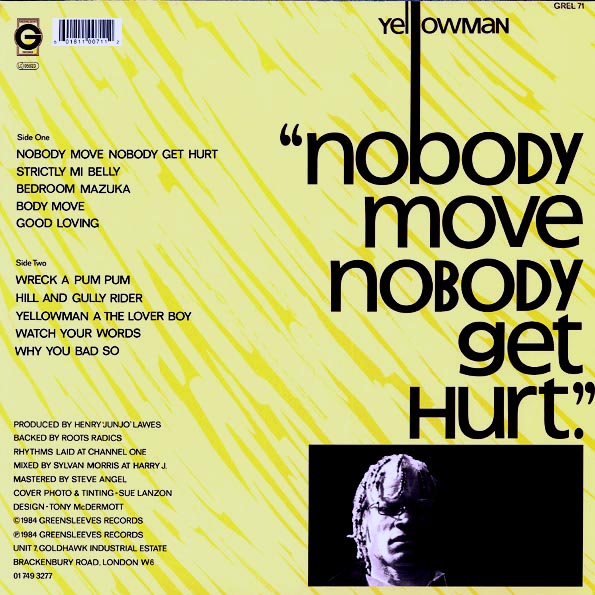 Yellowman- Nobody Move, Nobody Get Hurt