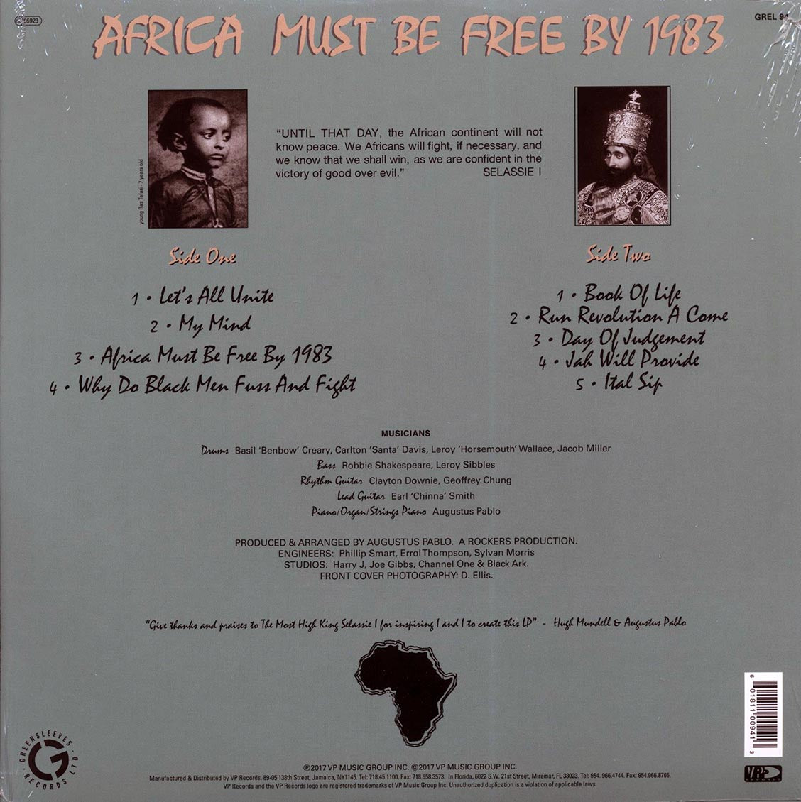 Hugh Mundell - Africa Must Be Free By 1983