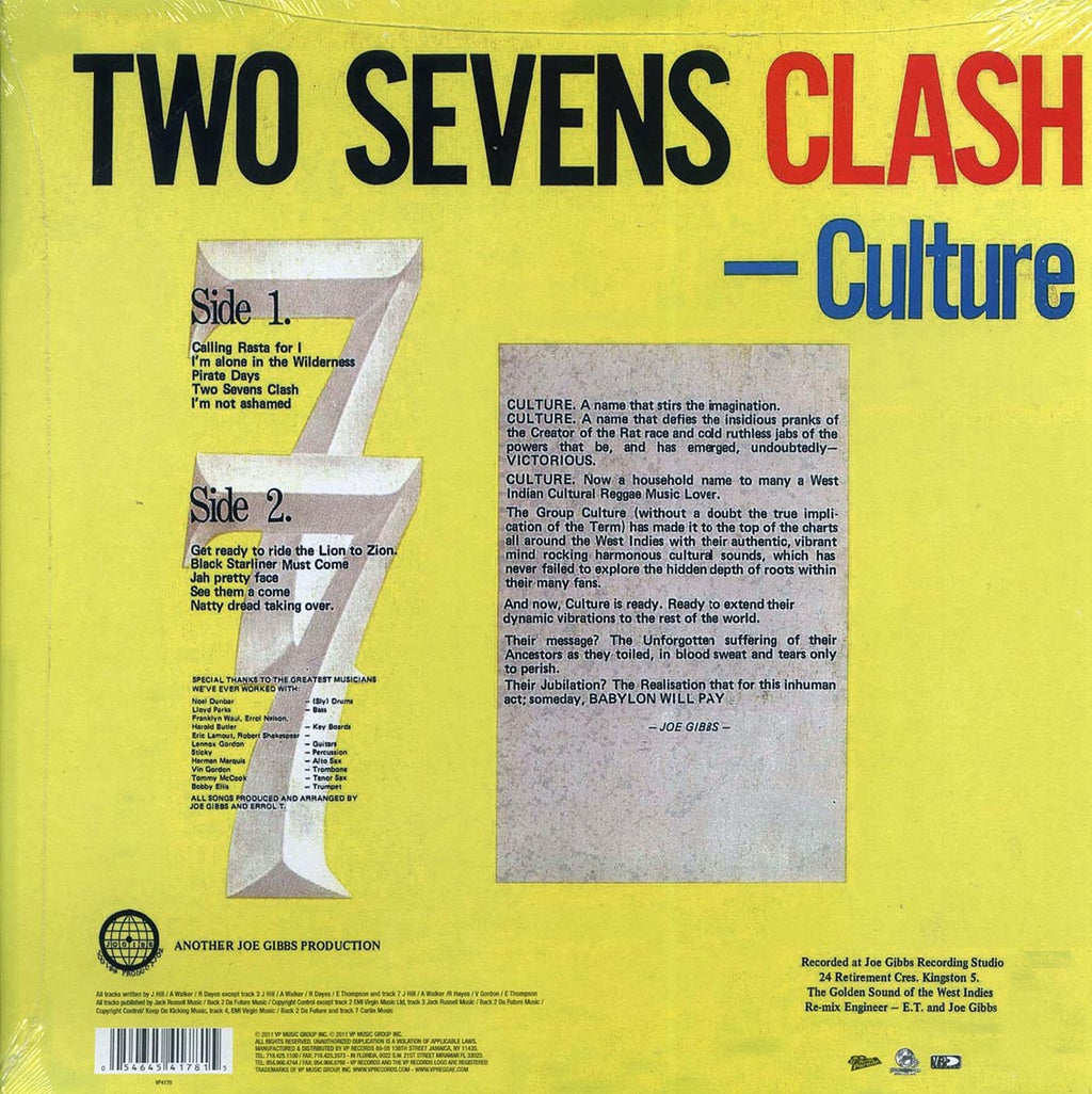 Culture -Two Sevens Clash